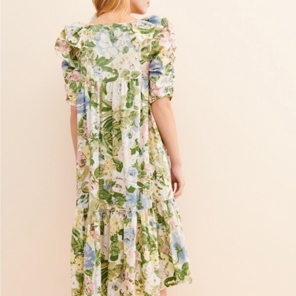 Belle Puff Sleeve Floral Maxi main image 0